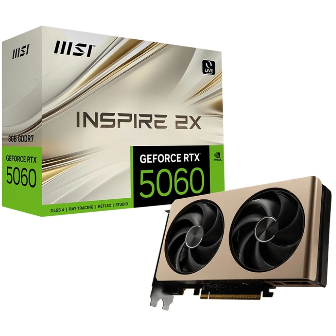 Купить Видеокарта MSI GeForce RTX 5060 8G Inspire 2X (G506-8I2) - фото 5