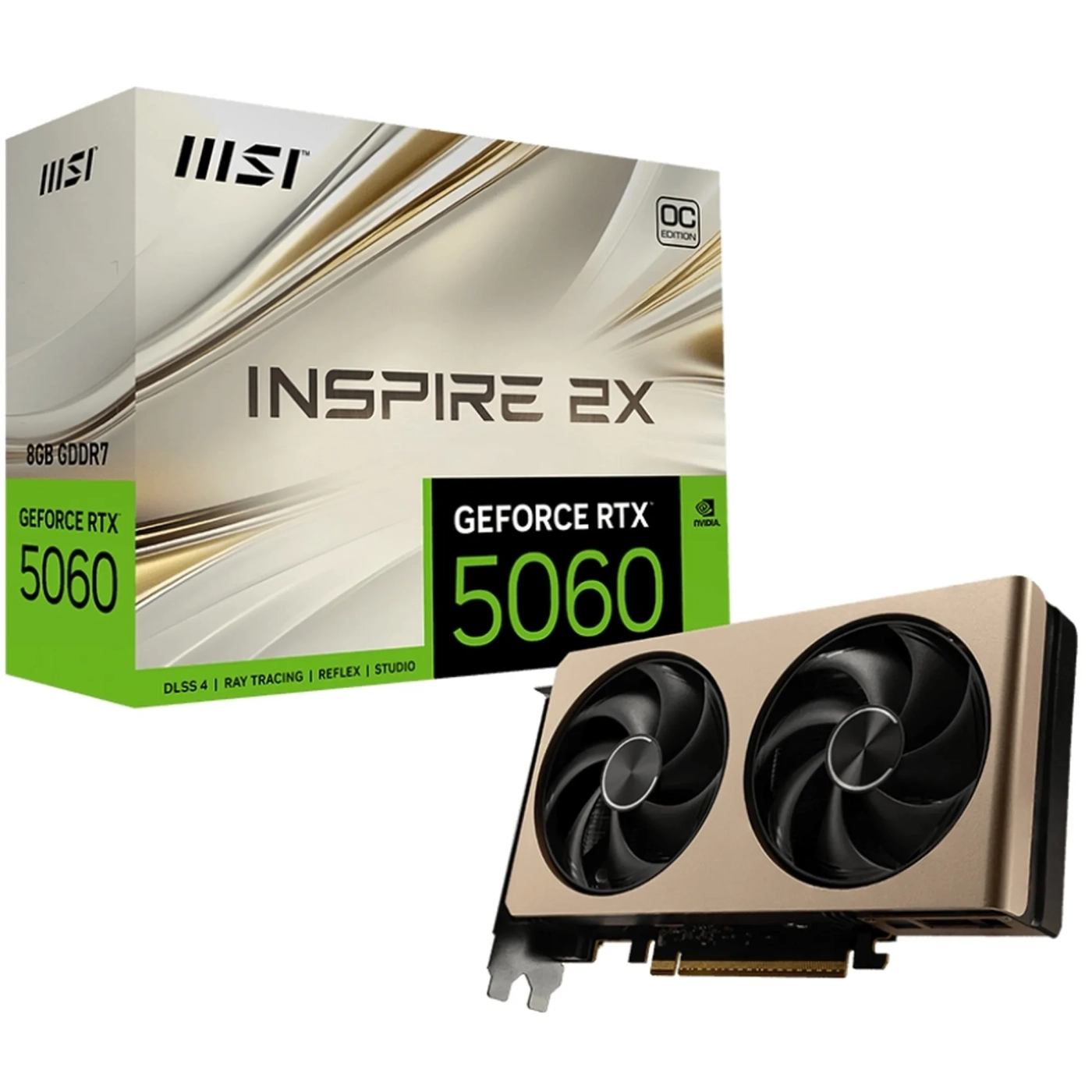 Купить Видеокарта MSI GeForce RTX 5060 8G Inspire 2X OC (G506-8I2C) - фото 5