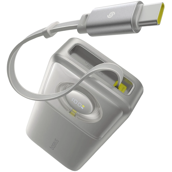Купити Павербанк УМБ Baseus Free2Pull 20000mAh 65W Grey (P10073700843-00) - фото 3