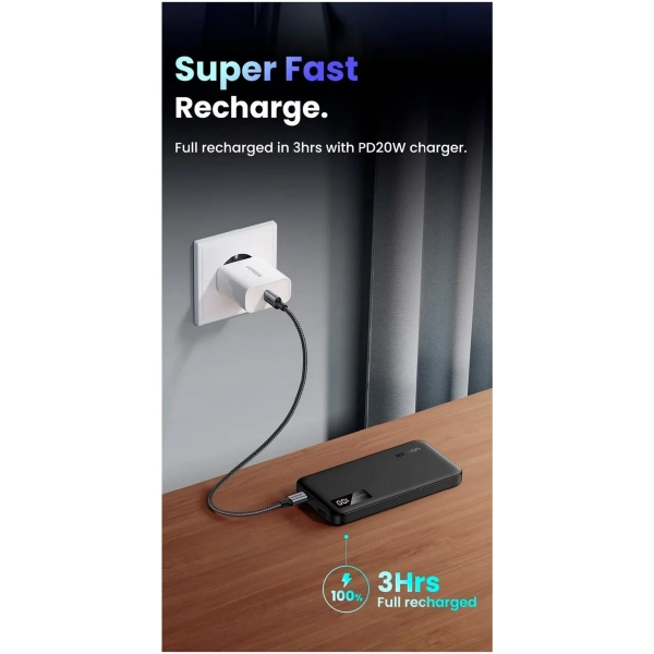 Купить Павербанк УМБ Ugreen PB311 10000mAh 20W Black (25742) - фото 5