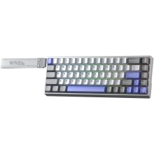 Купить Клавиатура Aula WIN68 HE Max Magnetic Switch Grey (6978080504081) - фото 2