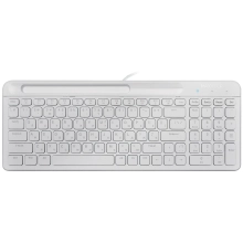 Купити Клавіатура Maxxter KB-01W-UA White - фото 1