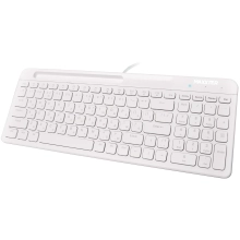 Купити Клавіатура Maxxter KB-01W-UA White - фото 2