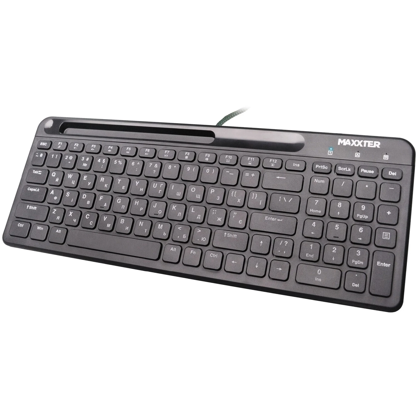 Купить Клавиатура Maxxter KB-01B-U Black - фото 2