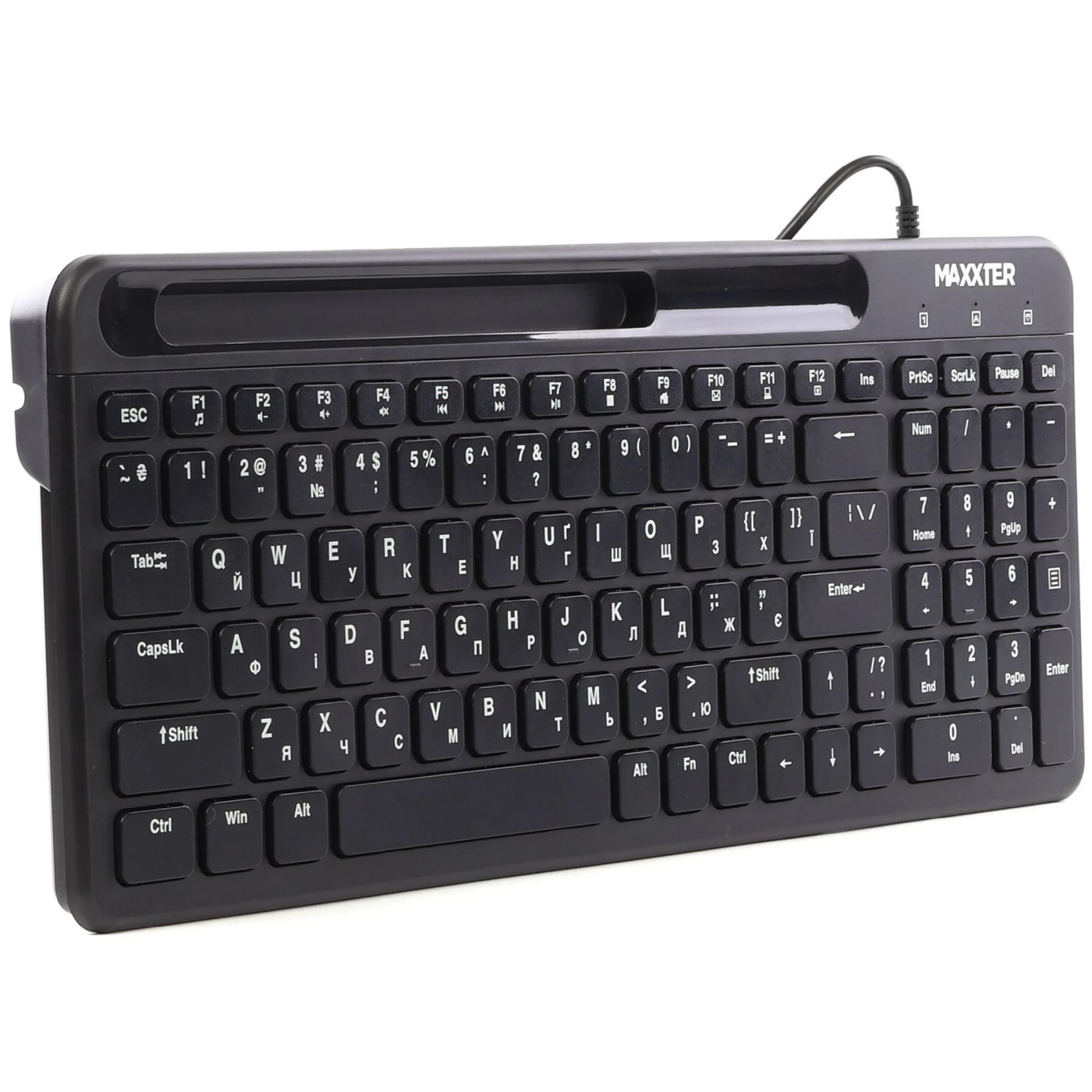 Купить Клавиатура Maxxter KB-01B-U Black - фото 3