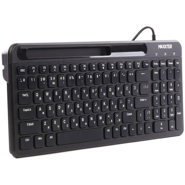 Купить Клавиатура Maxxter KB-01B-U Black - фото 3
