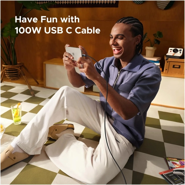 Купить Кабель Ugreen Uno USB-C 100W 5A 1m (35501) - фото 8