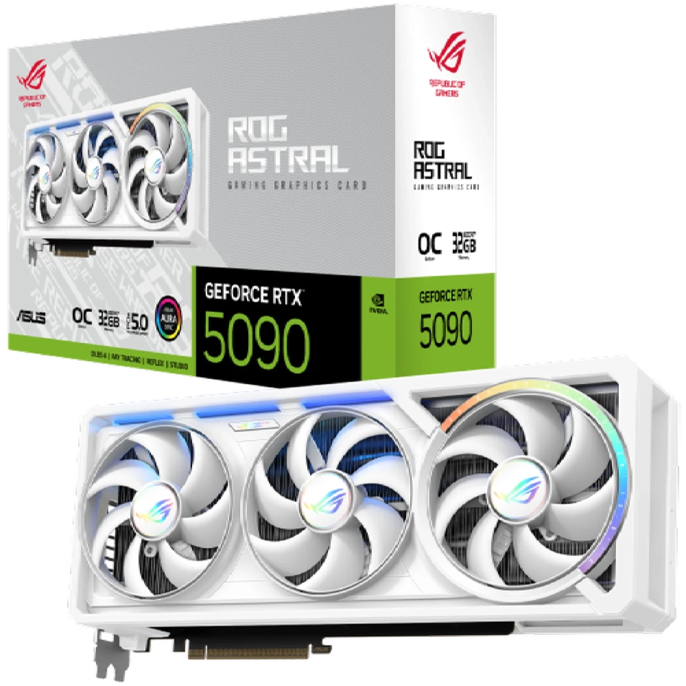 Купити Відеокарта ASUS Nvidia GeForce RTX 5090 ROG Astral White OC (ROG-ASTRAL-RTX5090-O32G-WHITE) - фото 7