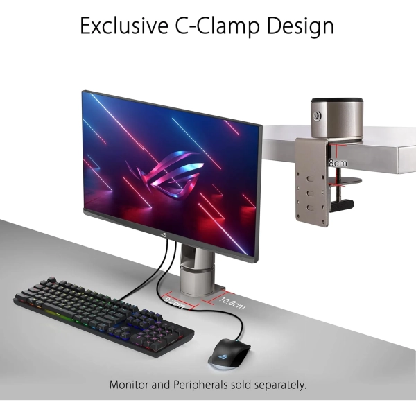 Купить Крепление для монитора (кронштейн) ASUS ROG Desk Mount Kit ACL01 (90LA00I7-B011B0) - фото 7
