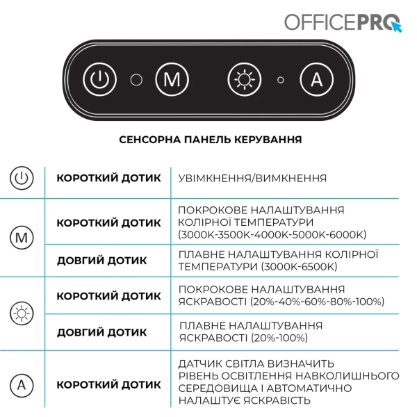 Купити Лампа для монітора OfficePro SL300B Black - фото 7