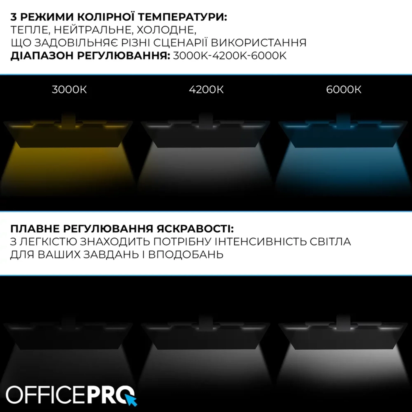 Купити Лампа для монітора OfficePro SL300B Black - фото 13
