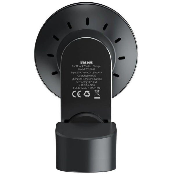 Купить Автомобильный держатель Baseus Big Energy Car Mount Wireless Charger Black (WXJN-01) - фото 6