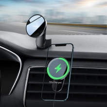Купить Автомобильный держатель Baseus Big Energy Car Mount Wireless Charger Black (WXJN-01) - фото 7