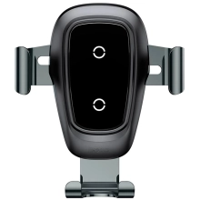 Купити Автомобільний тримач Baseus Metal Gravity Car Mount Wireless Charger Tarnish (WXYL-B0A) - фото 3