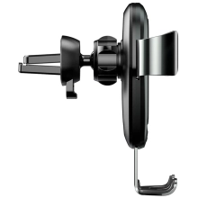 Купити Автомобільний тримач Baseus Metal Gravity Car Mount Wireless Charger Tarnish (WXYL-B0A) - фото 5