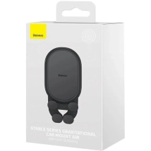 Купить Автомобильный держатель Baseus Stable Gravitational Car Mount Air Black (SUWX020001) - фото 7