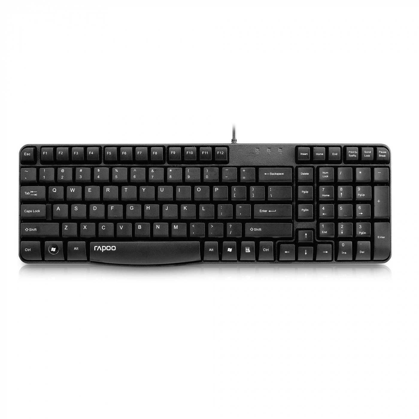 Купити Клавіатура Rapoo N2400 Black - фото 1