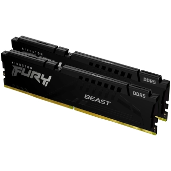 Купить Модуль памяти Kingston Fury Beast Black DDR5-5600 16GB (2x8GB) (KF556C36BBEK2-16) - фото 1