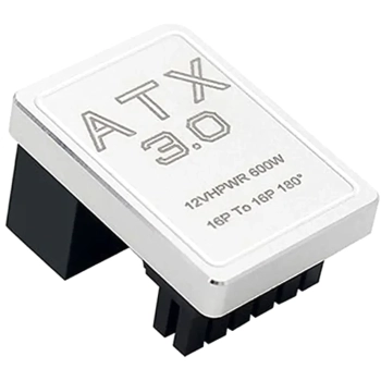Купить Переходник питания Phobya 12VHPWR Adapter 180 Grad 16Pin to 16Pin - White Left (12vhpwr16p16p-wl) - фото 1