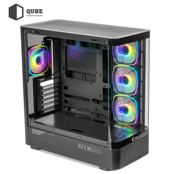 Купити Корпус QUBE MASTERFORCE Black (MASTERFORCE_GBNU3) - фото 8