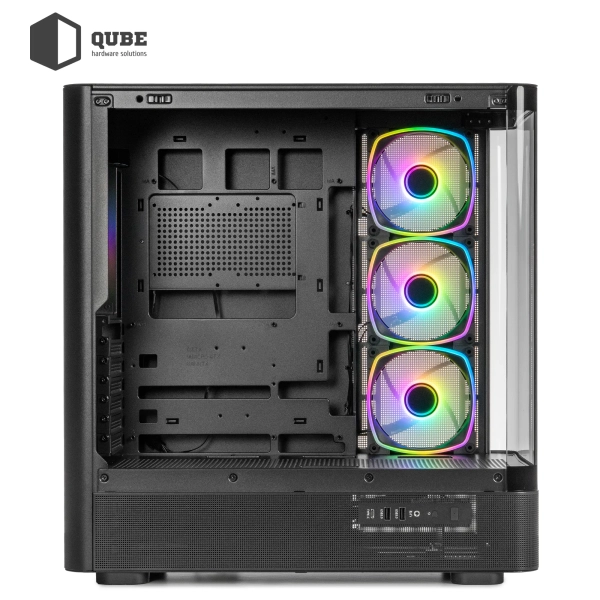 Купити Корпус QUBE MASTERFORCE Black (MASTERFORCE_GBNU3) - фото 9