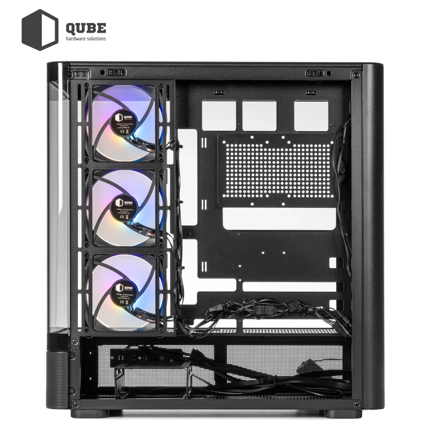 Купити Корпус QUBE MASTERFORCE Black (MASTERFORCE_GBNU3) - фото 15