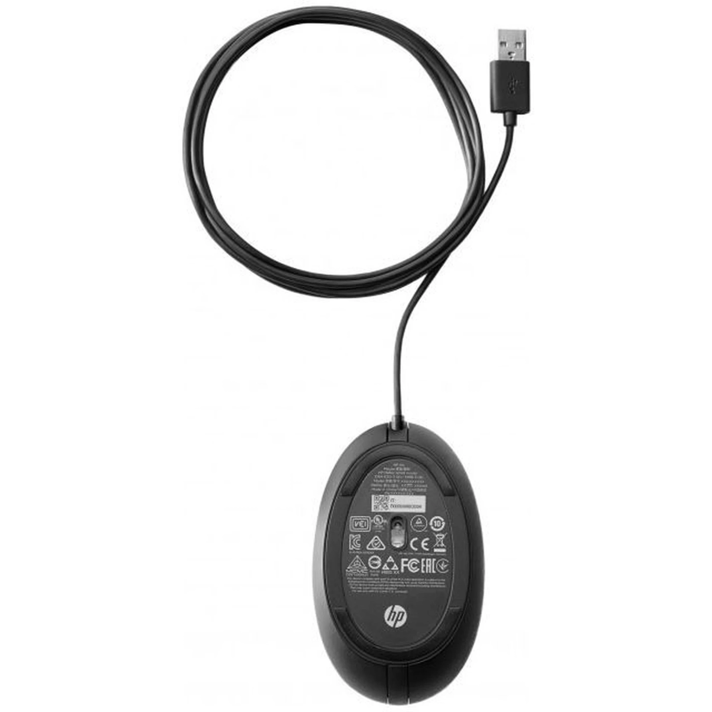 Купити Мишка HP Wired Desktop 320M USB Black (9VA80AA) - фото 5