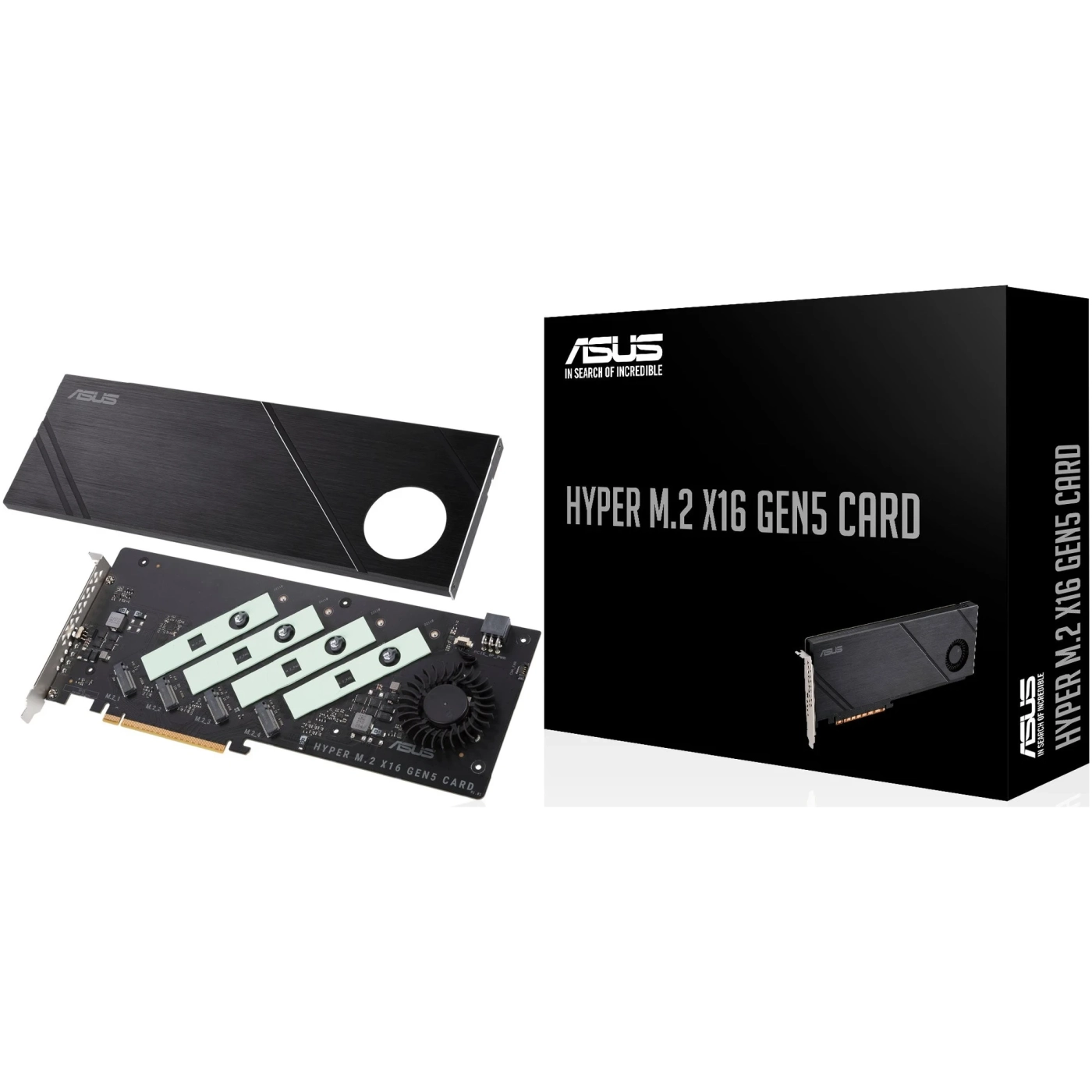 Купити Плата-адаптер ASUS PCIe Hyper M.2 X16 PCIe 5.0 Expansion Card GEN 5 (90MC0CY0-M0EAY0) - фото 6