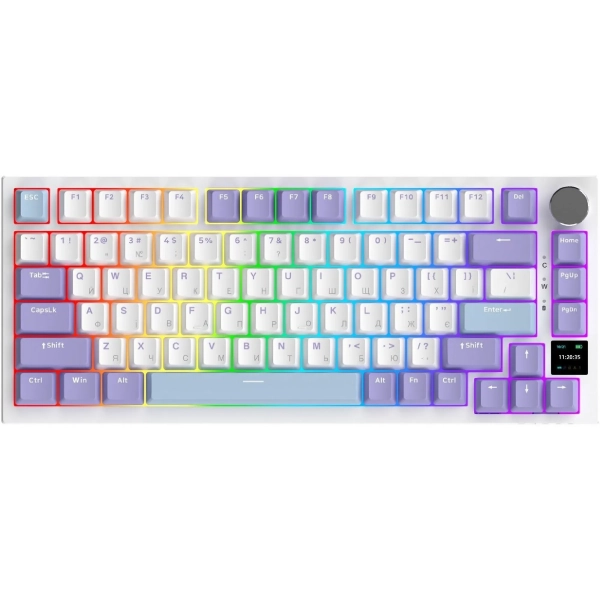 Купить Клавиатура Ajazz AK820 Pro RGB Gift Switch Wireless With Screen (AK820PRO-G-PWB) - фото 1