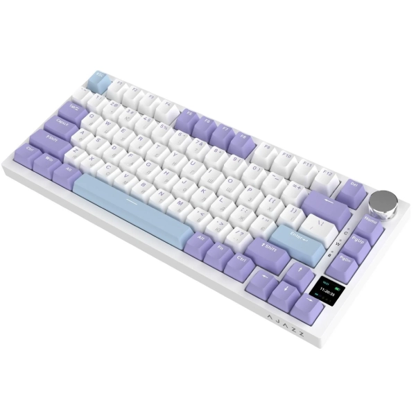 Купить Клавиатура Ajazz AK820 Pro RGB Gift Switch Wireless With Screen (AK820PRO-G-PWB) - фото 6