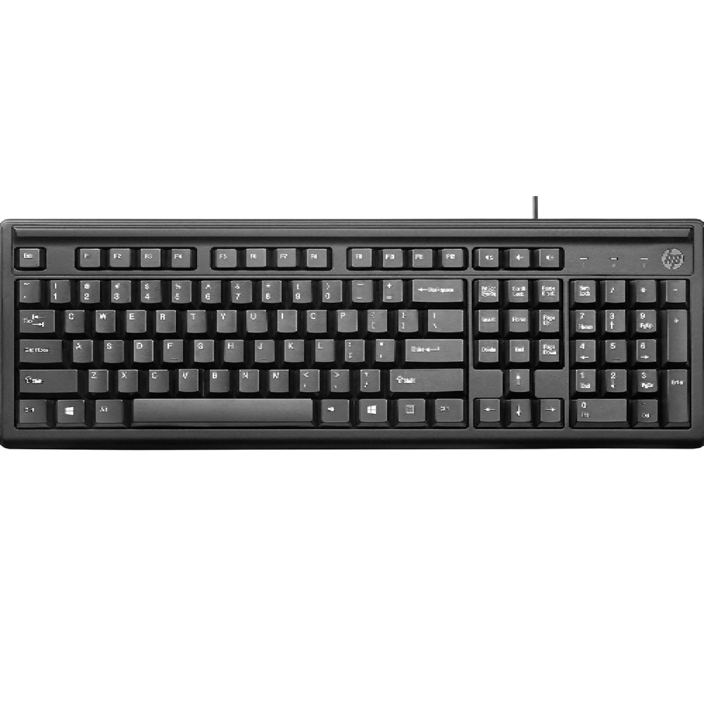 Купити Клавіатура HP 100 USB Black (2UN30AA) - фото 1
