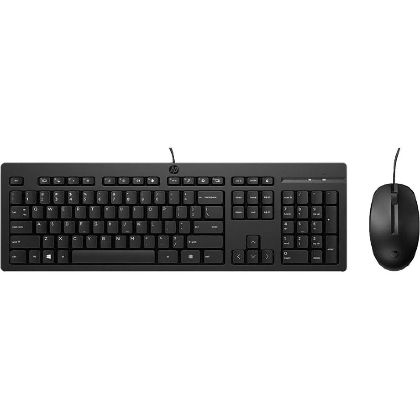 Купити Комплект клавіатура та мишка HP 225 USB UA Black (286J4AA) - фото 1