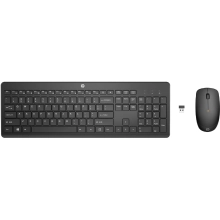 Купити Комплект клавіатура та мишка HP 235 Wireless Ukr Black (1Y4D0AA) - фото 1