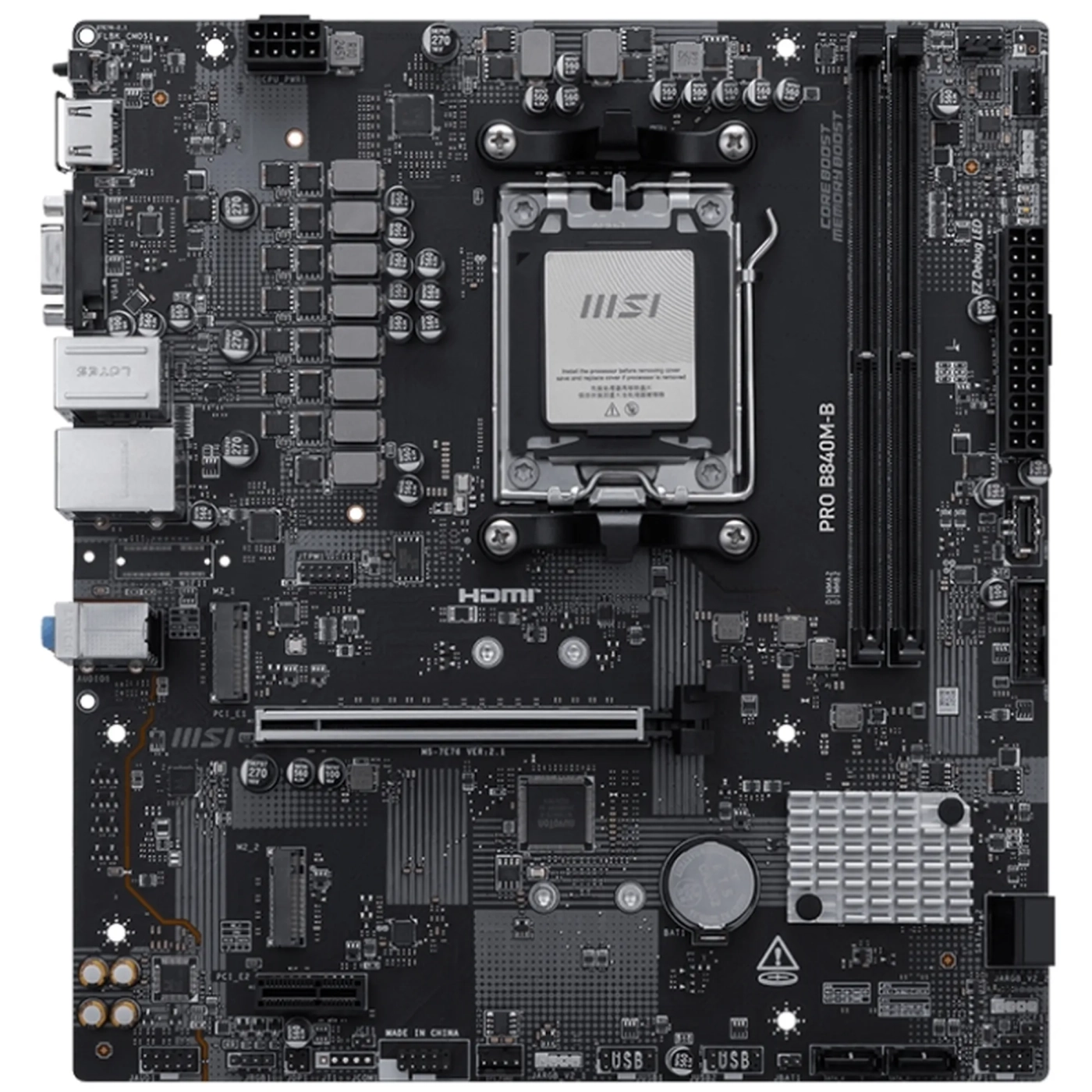 Купить Материнская плата MSI Pro B840M-B - фото 1
