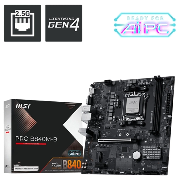 Купить Материнская плата MSI Pro B840M-B - фото 5