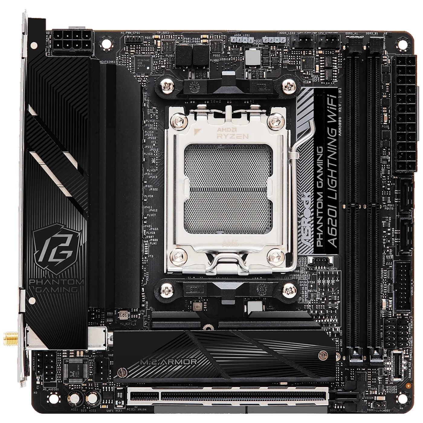 Купить Материнская плата ASRock A620I Lightning WiFi - фото 1