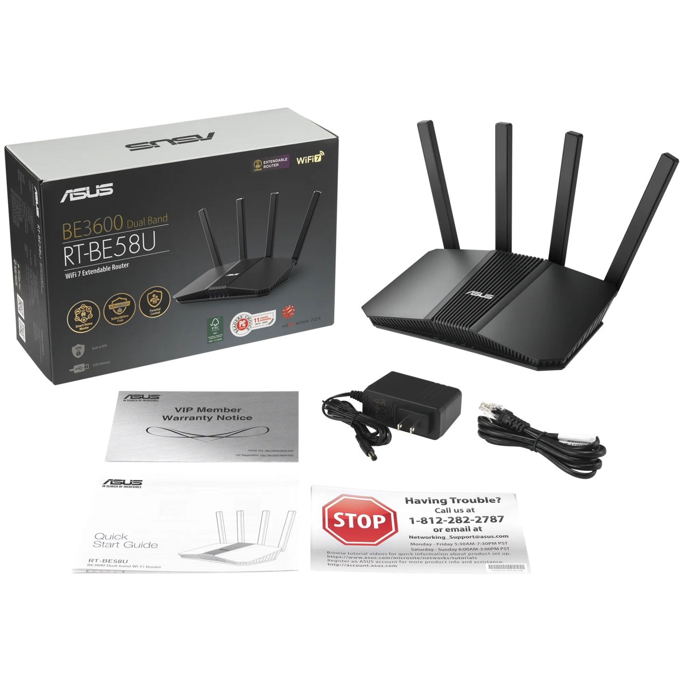 Купить Маршрутизатор Asus RT-BE58U (90IG0910-MO3C00) - фото 5