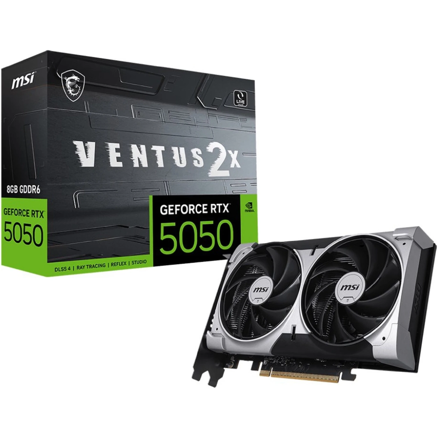 Купить Видеокарта MSI Nvidia GeForce RTX 5050 VENTUS 2X 8GB (G5050-8V2) - фото 5