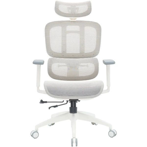 Купити Крісло офісне Officepro Skyline OC680-W-LG-LG White/Light Gray - фото 1