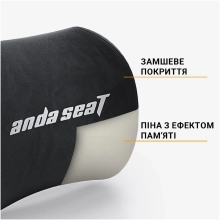 Купити Подушка для ігрового крісла Anda Seat Novis Head Pillow Black (AC-TZ-AD23-B-F-J) - фото 3