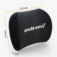 Купити Подушка для ігрового крісла Anda Seat Novis Head Pillow Black (AC-TZ-AD23-B-F-J) - фото 4