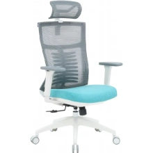 Купити Крісло офісне Officepro Balance OC550-W-DG-BL White/Dark Gray/Blue - фото 3