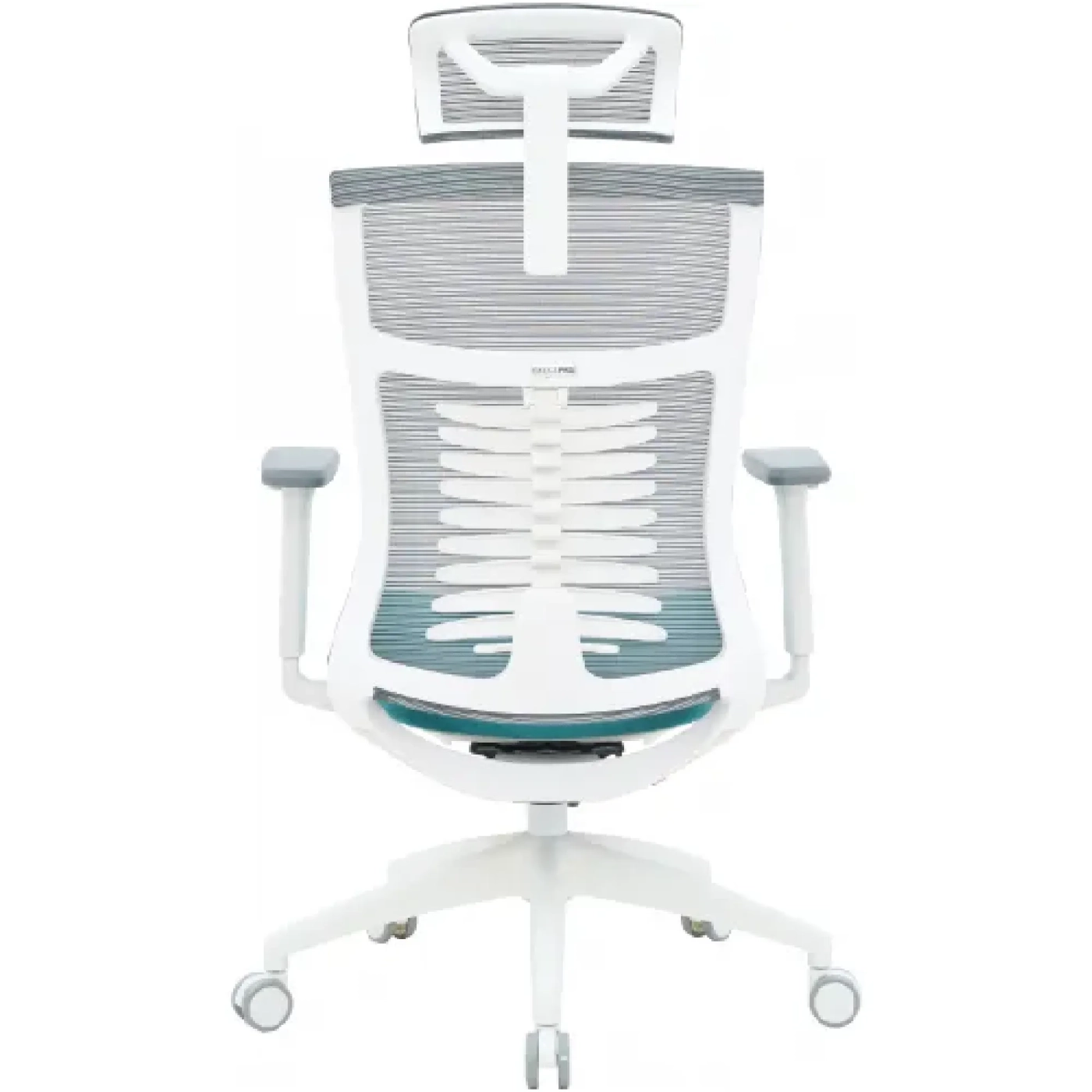 Купити Крісло офісне Officepro Balance OC550-W-DG-BL White/Dark Gray/Blue - фото 6