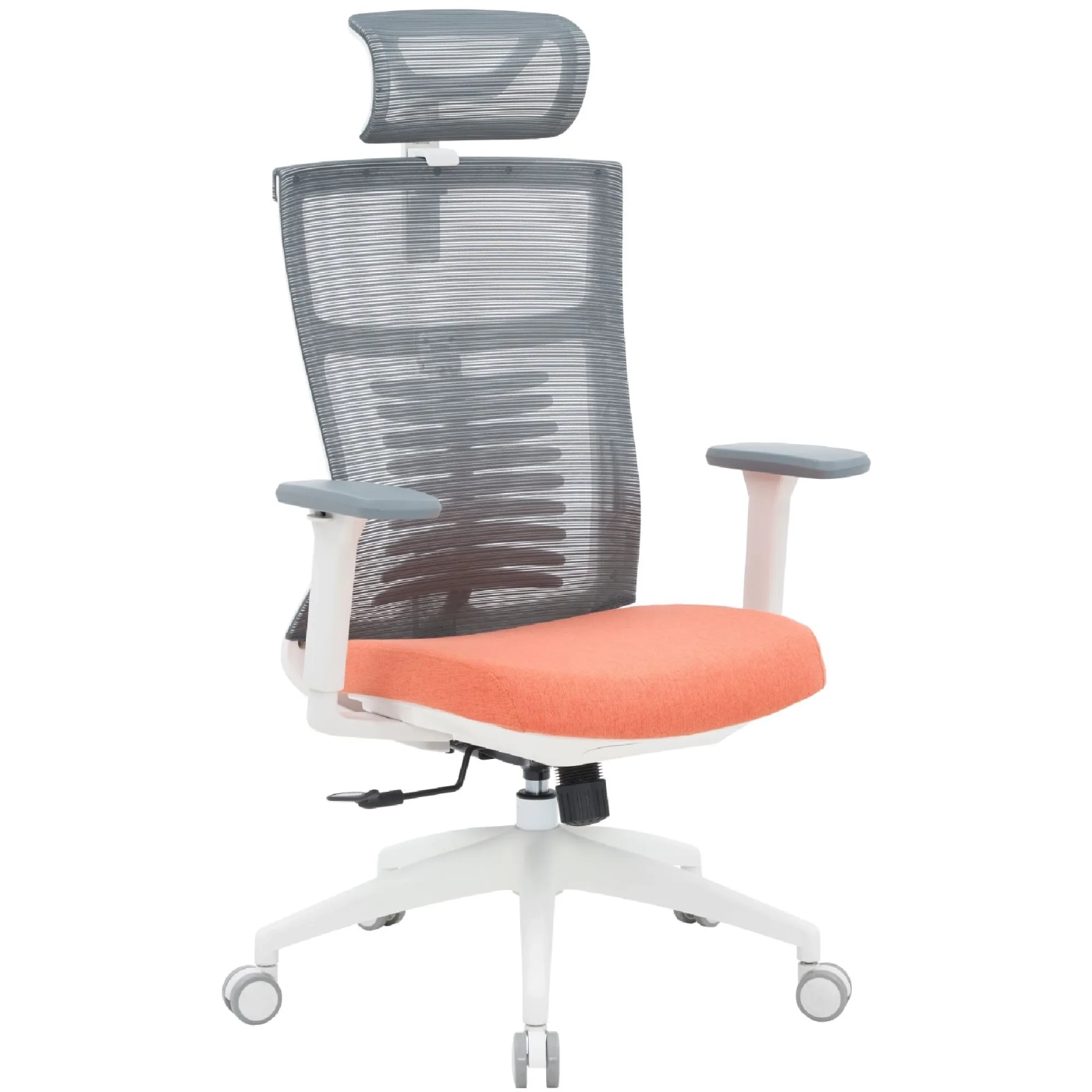 Купити Крісло офісне Officepro Balance OC550-W-DG-OR White/Dark Gray/Orange - фото 2