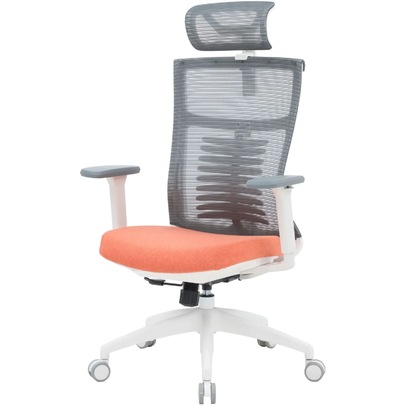 Купити Крісло офісне Officepro Balance OC550-W-DG-OR White/Dark Gray/Orange - фото 3
