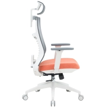 Купити Крісло офісне Officepro Balance OC550-W-DG-OR White/Dark Gray/Orange - фото 4