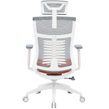 Купити Крісло офісне Officepro Balance OC550-W-DG-OR White/Dark Gray/Orange - фото 6
