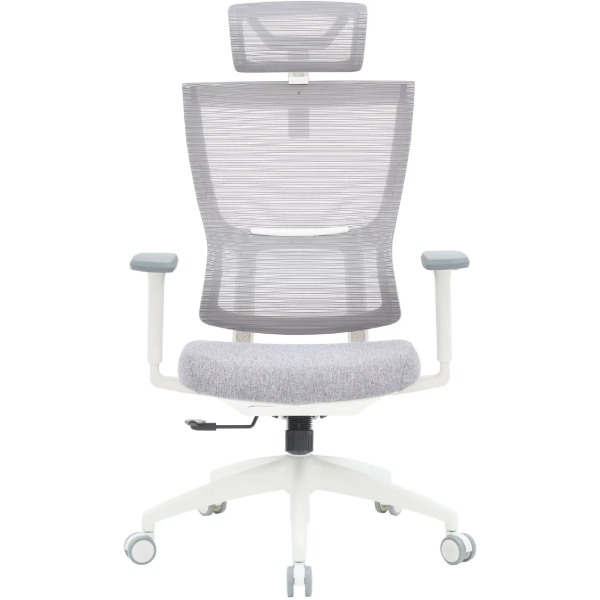 Купить Кресло офисное Officepro Elegant OC600-W-LG-LG White/Light Gray - фото 1