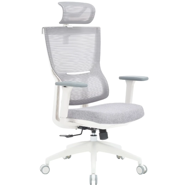Купить Кресло офисное Officepro Elegant OC600-W-LG-LG White/Light Gray - фото 2