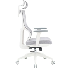 Купить Кресло офисное Officepro Elegant OC600-W-LG-LG White/Light Gray - фото 4